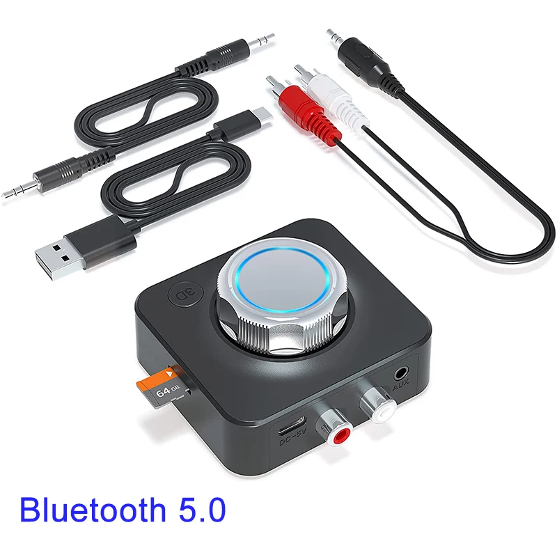 Bluetooth 5.0 Receiver Transmitter FM Stereo AUX 3.5mm Jack RCA Optical Wireless Audio Adapter For TV PC Headphone
Bluetooth 5.0 Receiver Transmitter FM Stereo AUX 3.5mm Jack RCA Optical Wireless Audio Adapter For TV PC Headphone