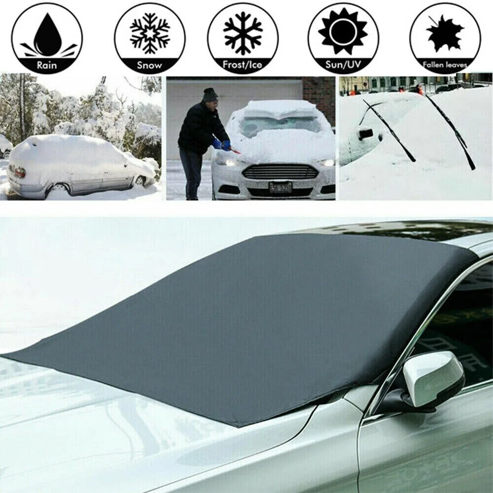Car Windshield Cover Sun Shade Winter Snow Ice Rain Dust Frost Guard Protector Silver Coated Cloth Magnet Adsorption General
Car Windshield Cover Sun Shade Winter Snow Ice Rain Dust Frost Guard Protector Silver Coated Cloth Magnet Adsorption General