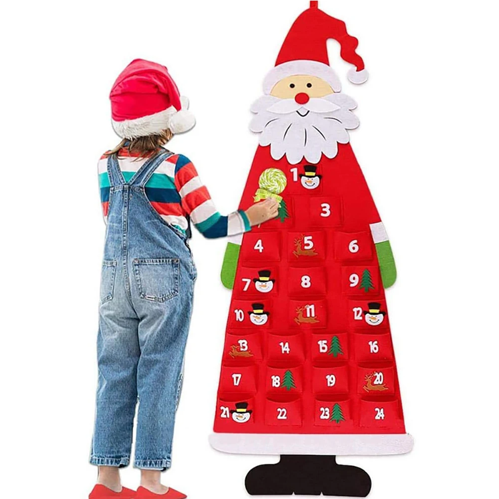 Felt Advent Calendar Fabric Christmas Hanging Pendant Santa Claus Ornaments Fill 24 Fillable DIY Advent Calendar Home Xmas Decor
Felt Advent Calendar Fabric Christmas Hanging Pendant Santa Claus Ornaments Fill 24 Fillable DIY Advent Calendar Home Xmas Decor