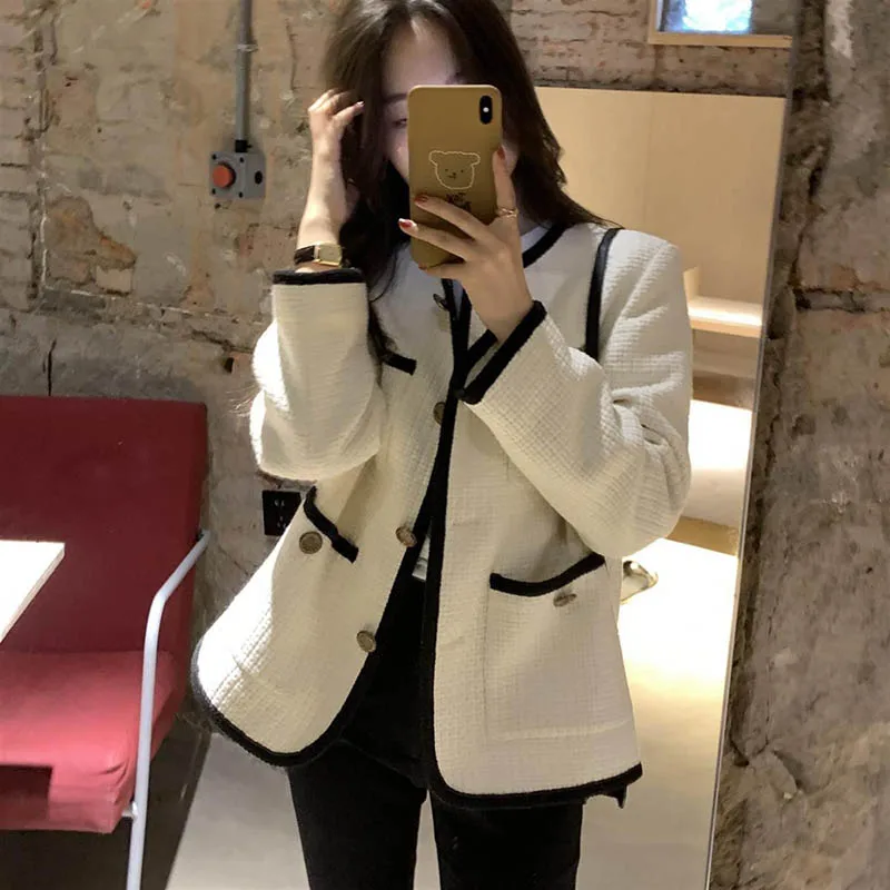 Jacket Women Korean Plaid Pockets Single Breasted Buttons Cropped Clothing Streetwear Female Kawaii Outerwear Coat Harajuku
Jacket Women Korean Plaid Pockets Single Breasted Buttons Cropped Clothing Streetwear Female Kawaii Outerwear Coat Harajuku