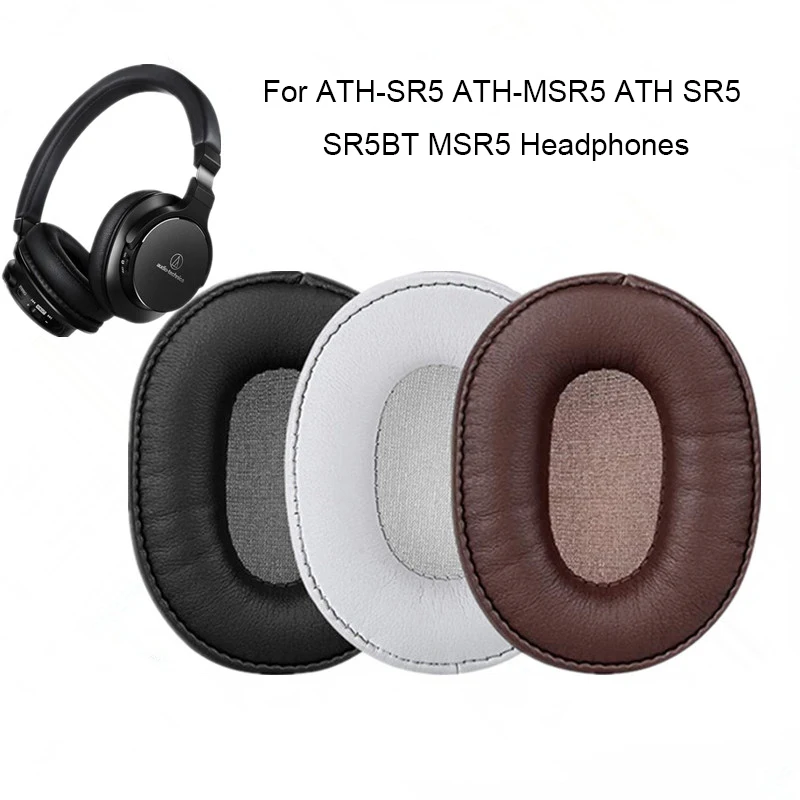 

Replacement Earpads for Audio-Technica ATH-SR5 ATH-MSR5 ATH SR5 SR5BT MSR5 Headphones Ear Cushions Ear Pads Pillow