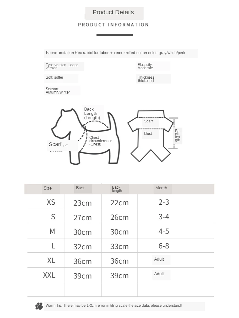 Autumn And Winter Hairless Pet Clothing Thickened Plush Warm Lovely Devon Blue Sphinx Cat Coats Jackets Outfits For Fashion New
Autumn And Winter Hairless Pet Clothing Thickened Plush Warm Lovely Devon Blue Sphinx Cat Coats Jackets Outfits For Fashion New