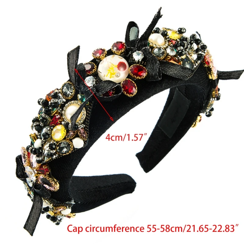 Velvet Sponge Padded Bandana Sweet Bow Multicolor Rhinestone Jewelry Headband 649C
Velvet Sponge Padded Bandana Sweet Bow Multicolor Rhinestone Jewelry Headband 649C