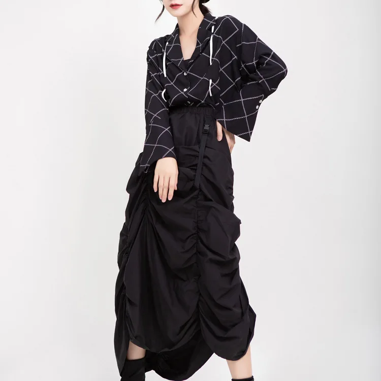 Aransue 2019 Dark Wind Irregular Ruffled Skirts Ruffled falda two ways wearing Bra skirt
Aransue 2019 Dark Wind Irregular Ruffled Skirts Ruffled falda two ways wearing Bra skirt