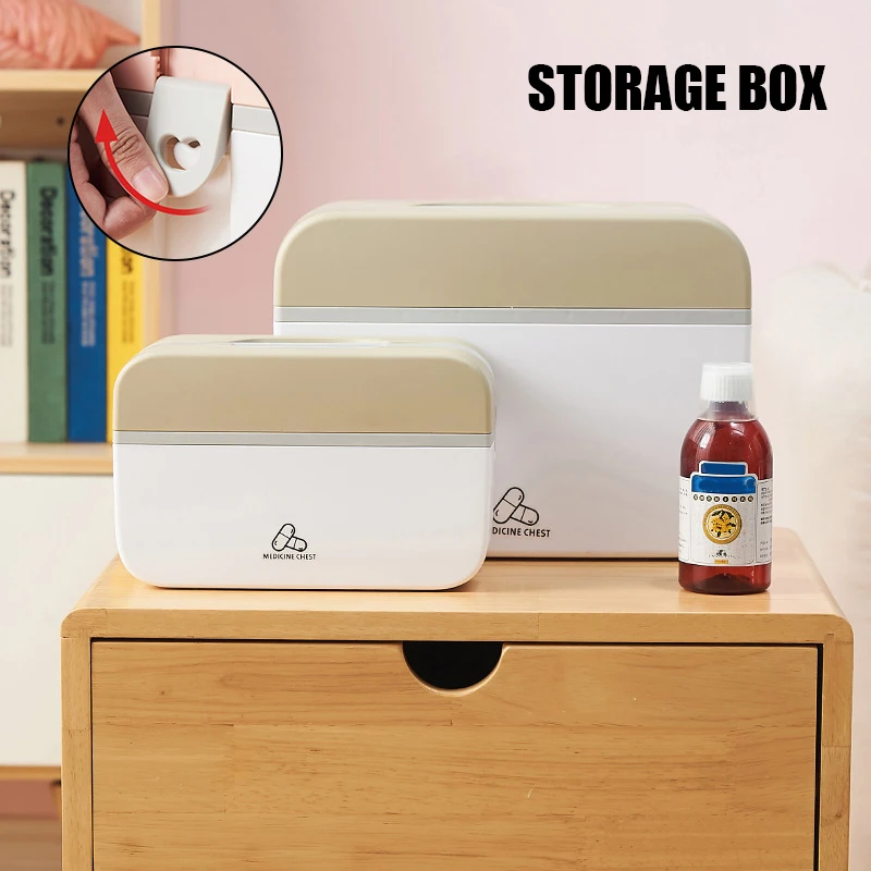 2 Layers First Aid Box with Handle Lockable Medicine Emergency Kit Multifunctional Storage Case for Home Office ANDF889
2 Layers First Aid Box with Handle Lockable Medicine Emergency Kit Multifunctional Storage Case for Home Office ANDF889