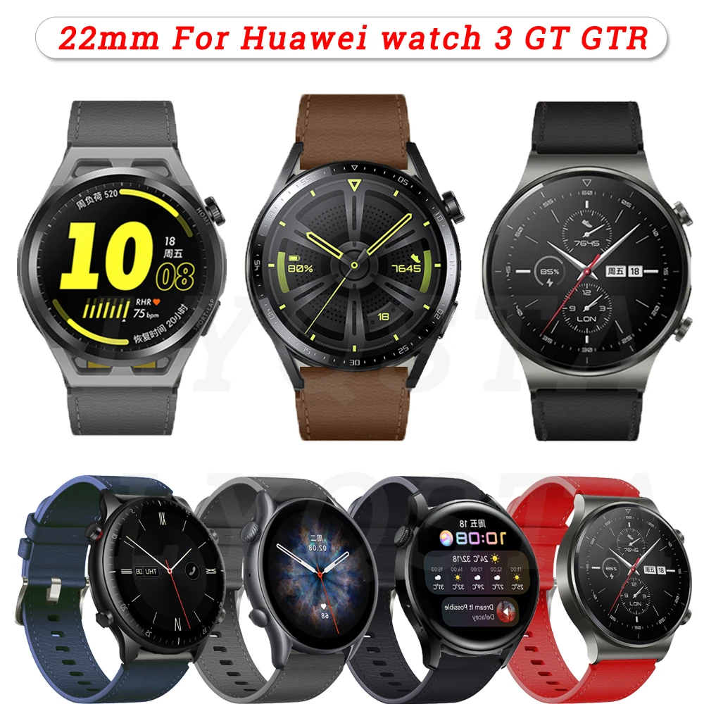 Leather Watchband For Huawei Watch GT3 46mm/GT2 46mm/GT 2 Pro Wristband For Huawei Honor Magic Amazfit GTR 3 Pro Bracelet Correa
Leather Watchband For Huawei Watch GT3 46mm/GT2 46mm/GT 2 Pro Wristband For Huawei Honor Magic Amazfit GTR 3 Pro Bracelet Correa