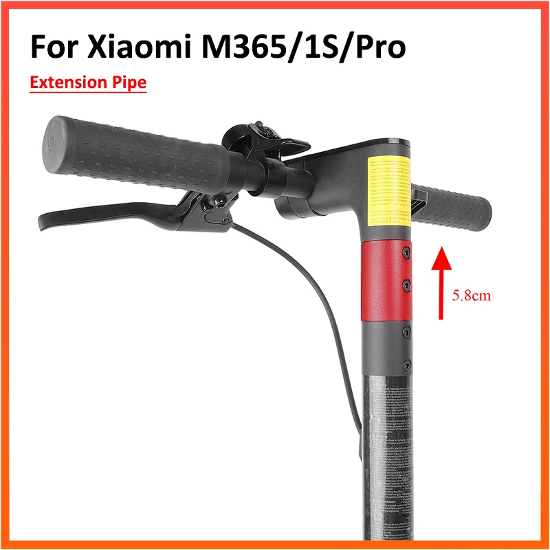 Handlebar Extension Pipe for Xiaomi M365 S1 Pro 2 Electric Scooter Aluminum Alloy Heightening Modification Parts
Handlebar Extension Pipe for Xiaomi M365 S1 Pro 2 Electric Scooter Aluminum Alloy Heightening Modification Parts