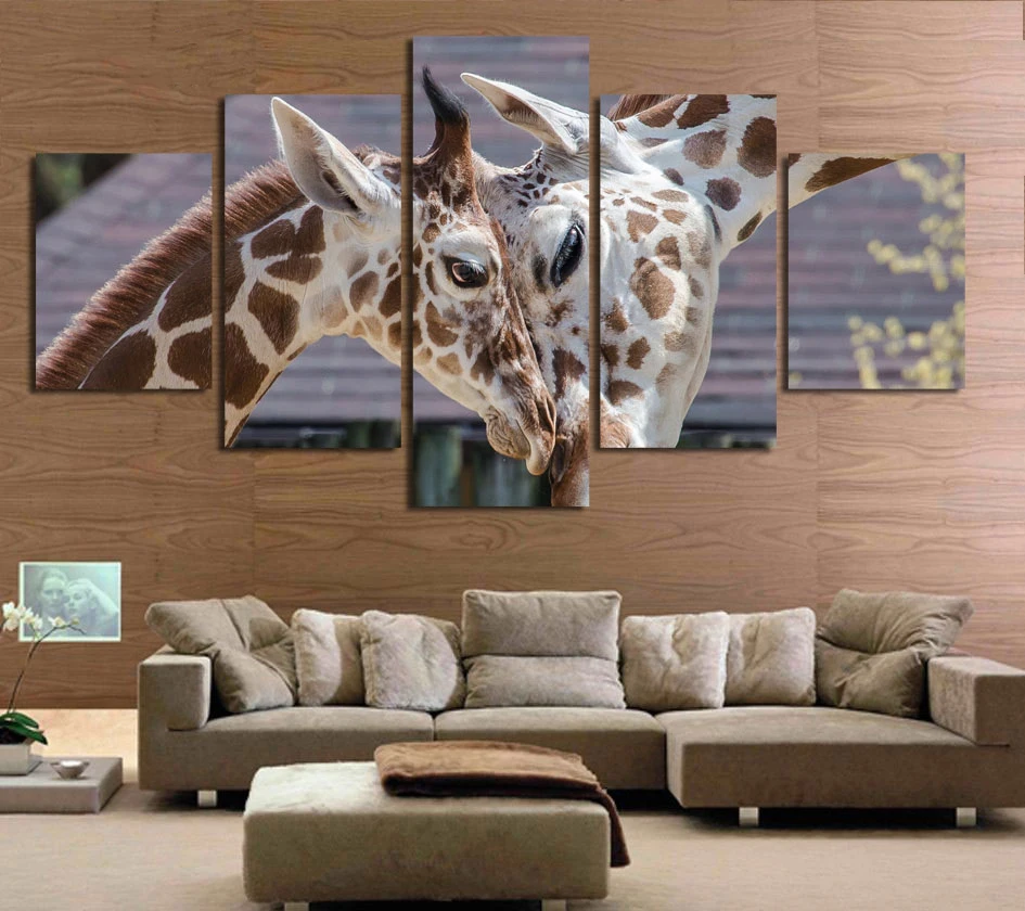 Wall Art Home Decor Frame 5 Pieces Animal Giraffe Canvas Painting Poster For Living Room Modern Hd Printed Landscape Pictures
Wall Art Home Decor Frame 5 Pieces Animal Giraffe Canvas Painting Poster For Living Room Modern Hd Printed Landscape Pictures