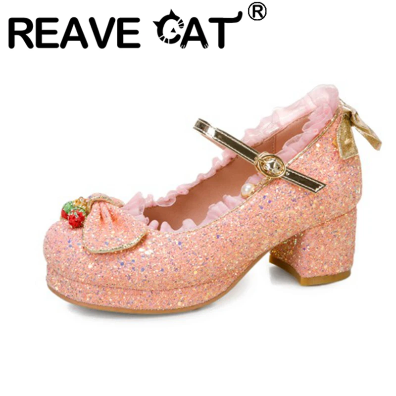 Женские туфли с бабочкой REAVE CAT, блестящие туфли с круглым носком, Туфли Мэри Джейн на платформе 5 см, с ремешком и пряжкой, массивный каблук, US14, серебристо-розовый, A4211, 2021
Женские туфли с бабочкой REAVE CAT, блестящие туфли с круглым носком, Туфли Мэри Джейн на платформе 5 см, с ремешком и пряжкой, массивный каблук, US14, серебристо-розовый, A4211, 2021