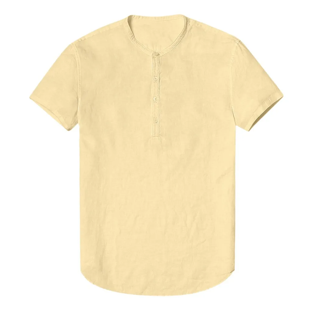 Men's Baggy Cotton Linen Soid Color Short Sleeve Retro T Shirts Tops 2020 New Fashion Print Shirts For Men Plus Size Streetwear
Men's Baggy Cotton Linen Soid Color Short Sleeve Retro T Shirts Tops 2020 New Fashion Print Shirts For Men Plus Size Streetwear