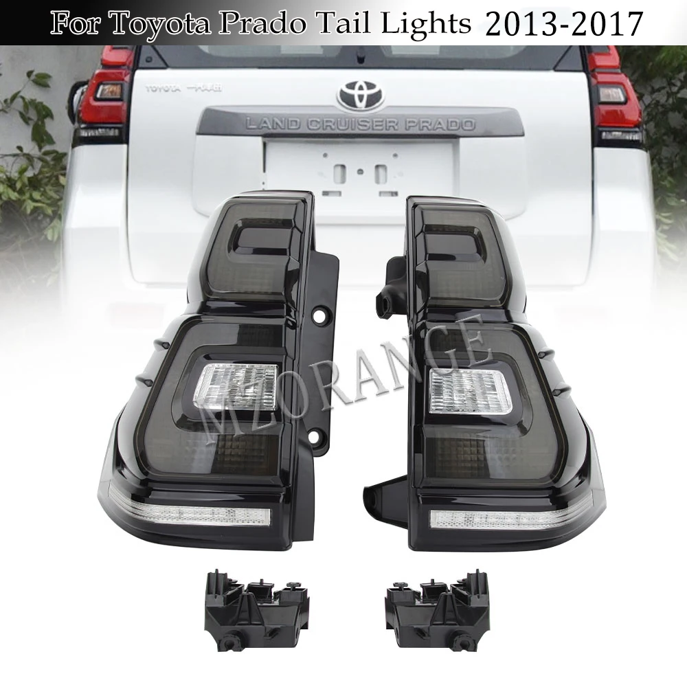 Car Styling For Toyota Prado Rear Tail Lights 2013-2017 Prado LC150 LED Lamp DRL Signal Brake Reverse Auto Accessories
Car Styling For Toyota Prado Rear Tail Lights 2013-2017 Prado LC150 LED Lamp DRL Signal Brake Reverse Auto Accessories