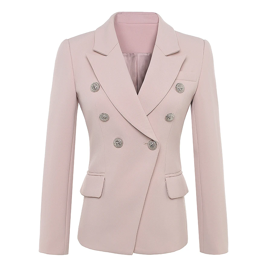 QUALITY Newest HIGH 2021 Baroque Designer Blazer Women's Long Sleeve Double Breasted Metal Lion Buttons Blazer Jacket Outer
QUALITY Newest HIGH 2021 Baroque Designer Blazer Women's Long Sleeve Double Breasted Metal Lion Buttons Blazer Jacket Outer