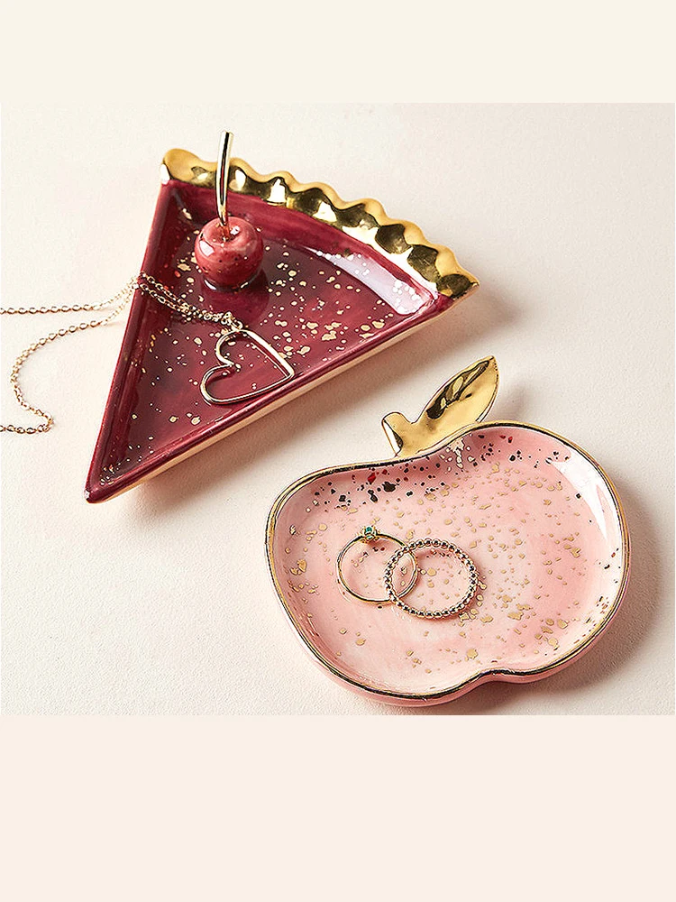 Керамическая тарелка в скандинавском стиле, креативное украшение в форме арбуза и яблока, поднос для ожерелья, кольцо, тарелки для хранения ...
Керамическая тарелка в скандинавском стиле, креативное украшение в форме арбуза и яблока, поднос для ожерелья, кольцо, тарелки для хранения ...