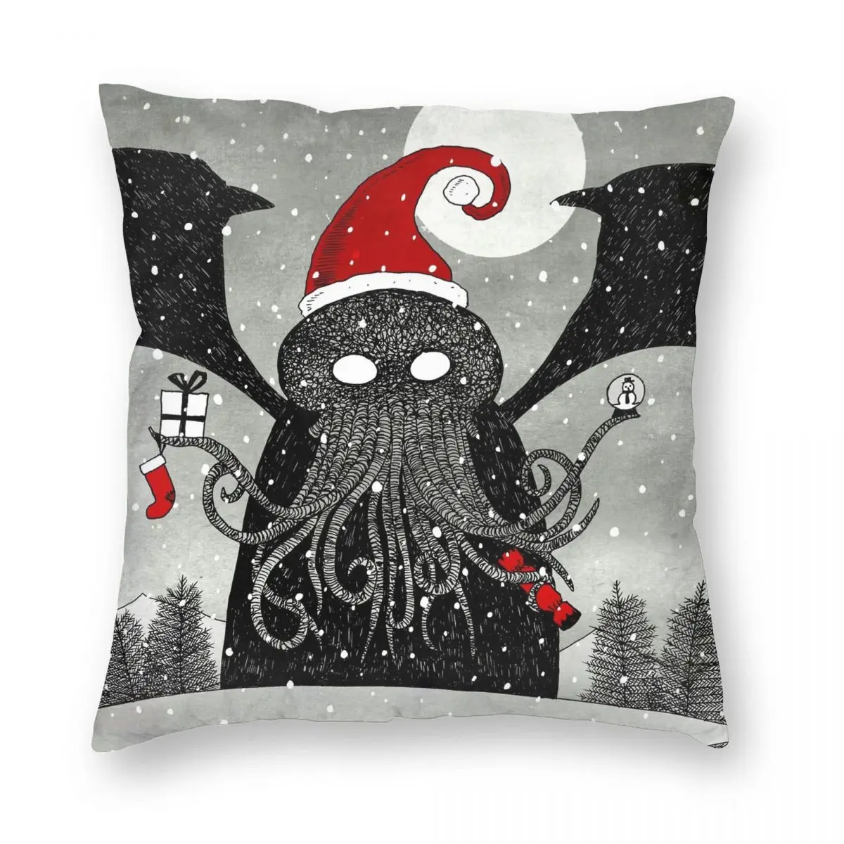 A Cthulhu Рождественский квадратный чехол для подушки из полиэстера и льна, вельветовый креативный декоративный чехол для подушки на молнии
A Cthulhu Рождественский квадратный чехол для подушки из полиэстера и льна, вельветовый креативный декоративный чехол для подушки на молнии