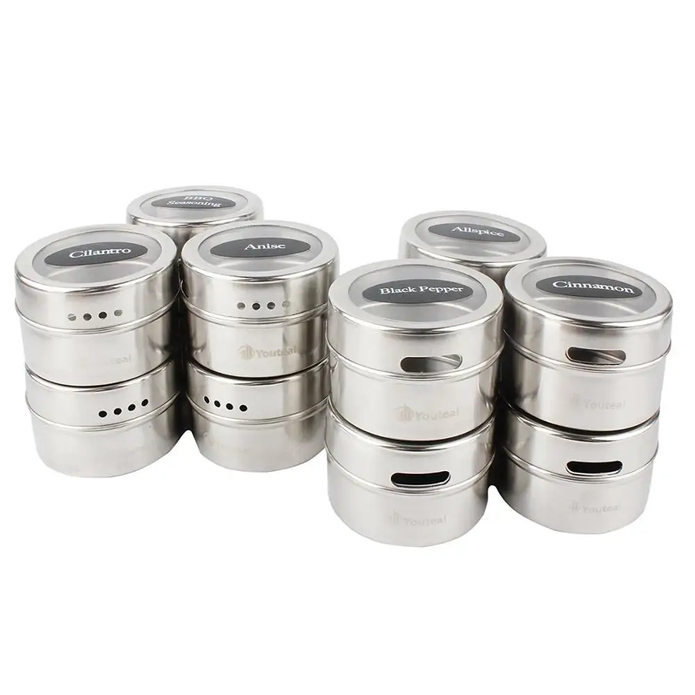 Multi-functional Stainless Steel Seasoning Jar Pepper Storage Container Seasoning Tools Spice Container Kitchen Tools OK 1112
Multi-functional Stainless Steel Seasoning Jar Pepper Storage Container Seasoning Tools Spice Container Kitchen Tools OK 1112