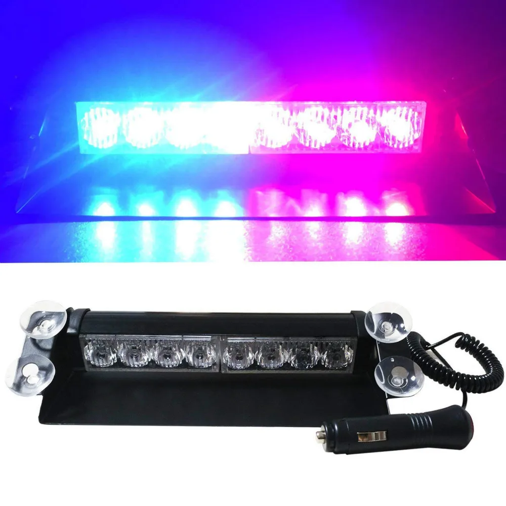 8 LED Strobe Police Light 12V 8W Car Truck Motorcycle Flashing Emergency Warning Rear Tail Brake Stop Led Lights Lamp
8 LED Strobe Police Light 12V 8W Car Truck Motorcycle Flashing Emergency Warning Rear Tail Brake Stop Led Lights Lamp