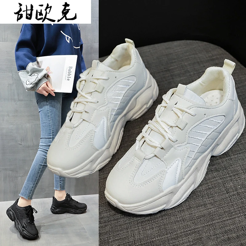 2021 Spring New Women Lace-Up Sneakers Platform Women's Vulcanized Shoes Fashionable Comfortable Breathable Women's Casual Shoes
2021 Spring New Women Lace-Up Sneakers Platform Women's Vulcanized Shoes Fashionable Comfortable Breathable Women's Casual Shoes