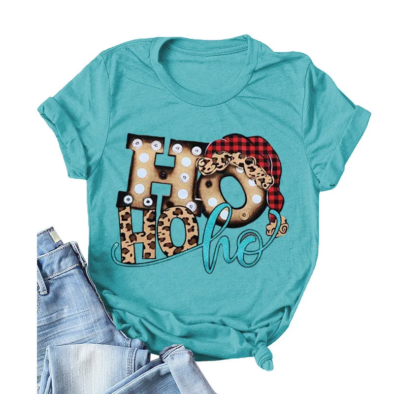 Fashion HOHOHO Letter Print Women T Shirt Short Sleeve O Neck Loose Women Tshirt Ladies Tee Shirt Tops Clothes Camisetas Mujer
Fashion HOHOHO Letter Print Women T Shirt Short Sleeve O Neck Loose Women Tshirt Ladies Tee Shirt Tops Clothes Camisetas Mujer
