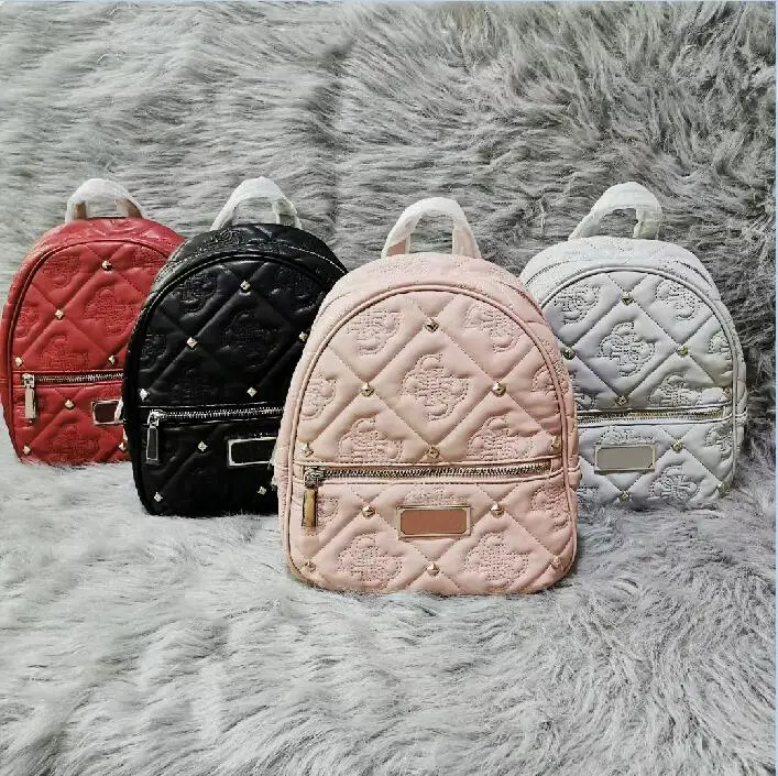 2021 New Fashion Rivet Backpacks Letter Embossed Leisure All-match Women Backpack Original Single Rhombus Female Bag G111
2021 New Fashion Rivet Backpacks Letter Embossed Leisure All-match Women Backpack Original Single Rhombus Female Bag G111