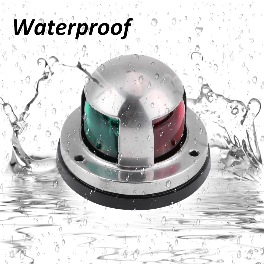 New Hot 2 in1 LED 316 Stainless Steel Bow Navigation Light Marine Boat Yacht Light Semaphore Lights Signal Lamp Car Accessories
New Hot 2 in1 LED 316 Stainless Steel Bow Navigation Light Marine Boat Yacht Light Semaphore Lights Signal Lamp Car Accessories