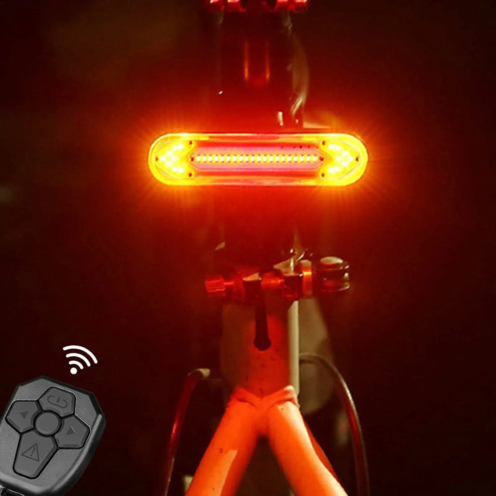 Smart Bike Lamp Wireless Remote Turn Signal MTB Road Bicycle LED Horn Light USB Rechargeable Waterproof Cycling Safety Taillight
Smart Bike Lamp Wireless Remote Turn Signal MTB Road Bicycle LED Horn Light USB Rechargeable Waterproof Cycling Safety Taillight