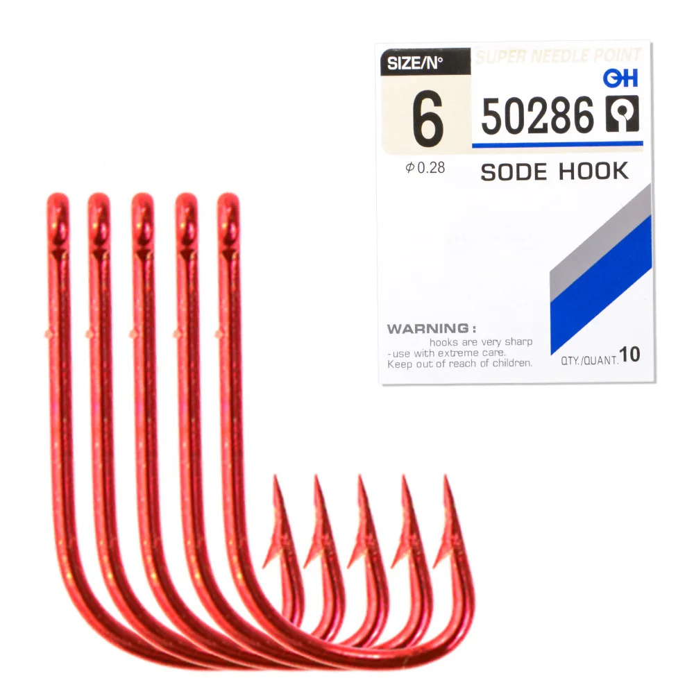 50pcs Sode Fishhooks High Carp Steel Carbon Fishing Hooks With Ring 6-14 # Barbed Single Hook With Eye The New listing Arrivals
50pcs Sode Fishhooks High Carp Steel Carbon Fishing Hooks With Ring 6-14 # Barbed Single Hook With Eye The New listing Arrivals