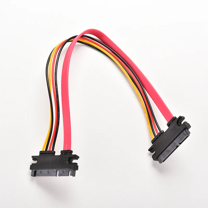 

1 шт. 30 см кабель штекер 22Pin SATA на гнездо 7 + 15 Pin серийный ATA SATA Power комбинированный удлинитель кабеля соединитель