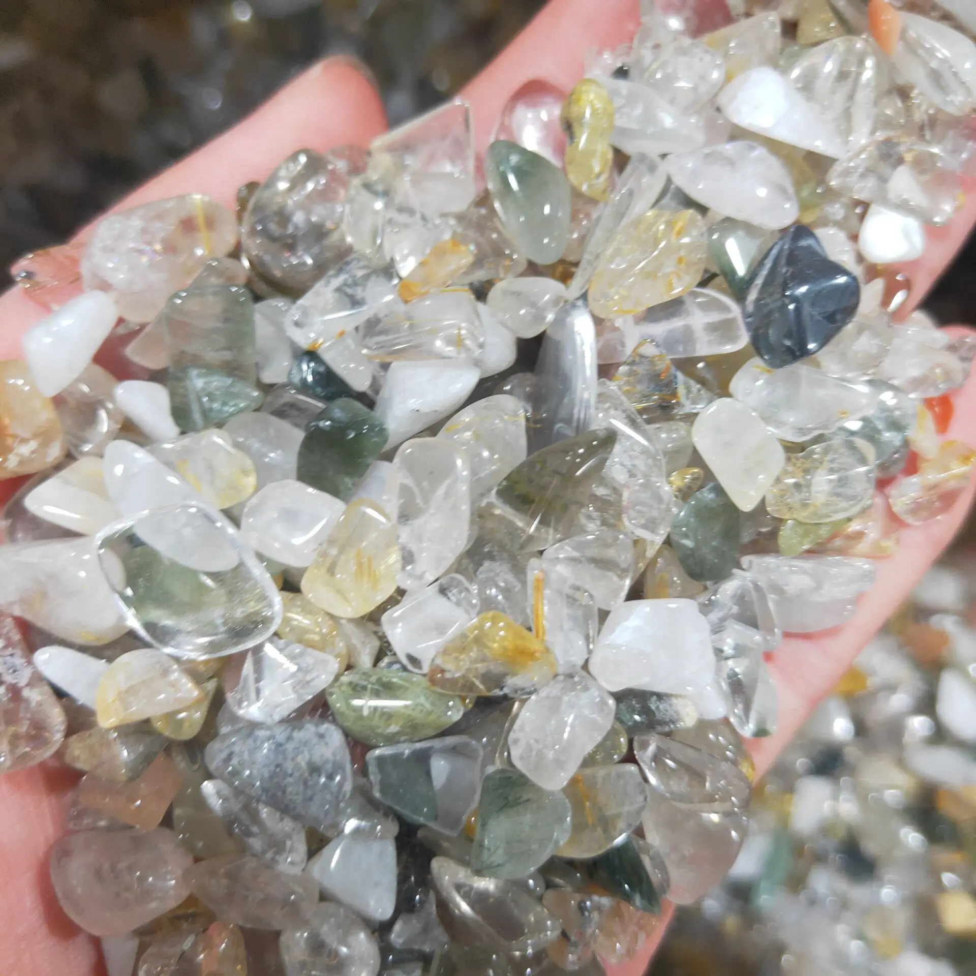 Natural Mixed Quartz Crystal Stone Rock Gravel Specimen Tank Decor Natural stones and minerals
Natural Mixed Quartz Crystal Stone Rock Gravel Specimen Tank Decor Natural stones and minerals