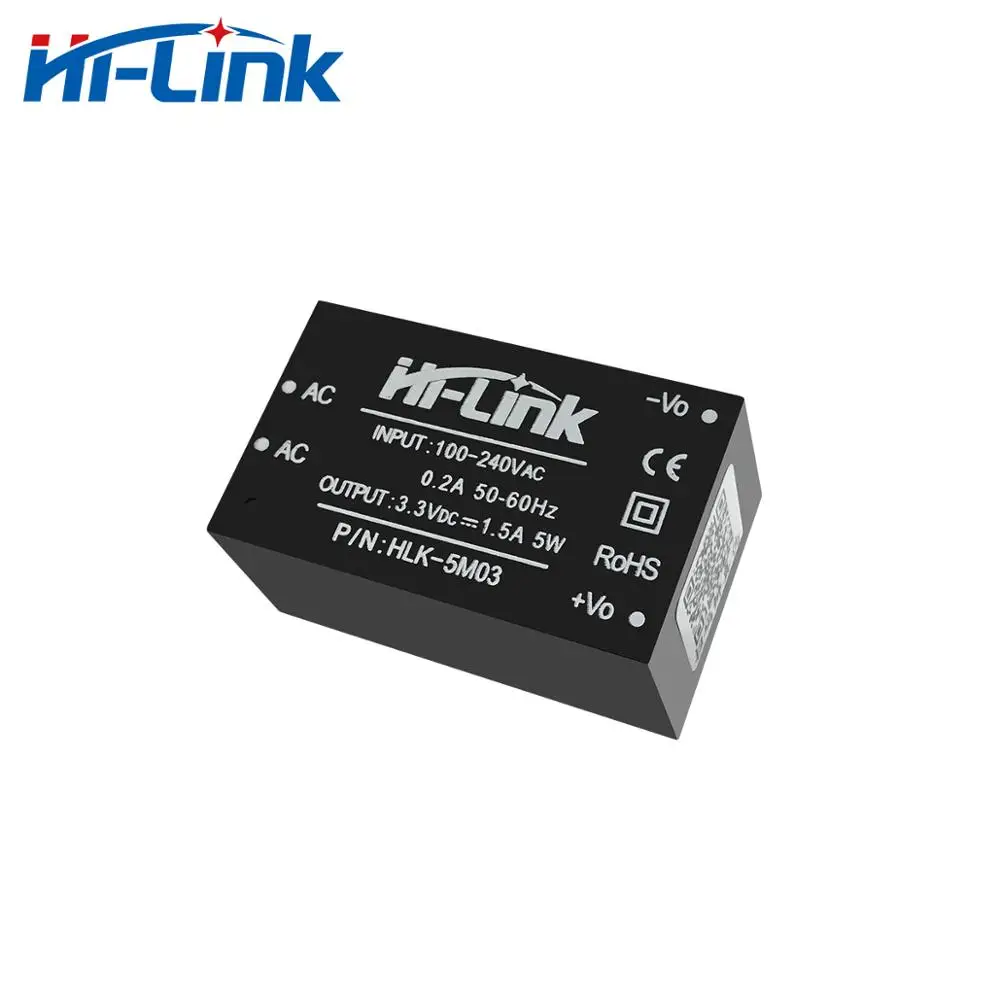 Бесплатная доставка HLK 5M03 3 V 1.5A 5W AC DC импульсный источник питания конвертер Модуль