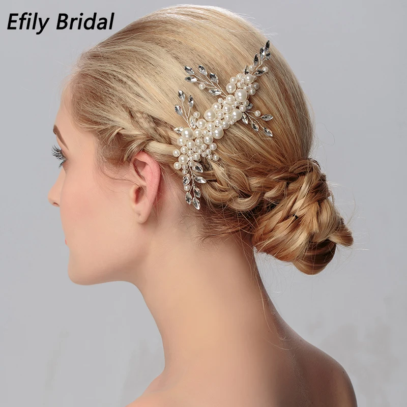 Handmade Pearl Hair Comb Bride Wedding Hair Accessories Bridal Headpiece Jewelry for Women Party Headwear Prom Bridesmaid Gift
Handmade Pearl Hair Comb Bride Wedding Hair Accessories Bridal Headpiece Jewelry for Women Party Headwear Prom Bridesmaid Gift