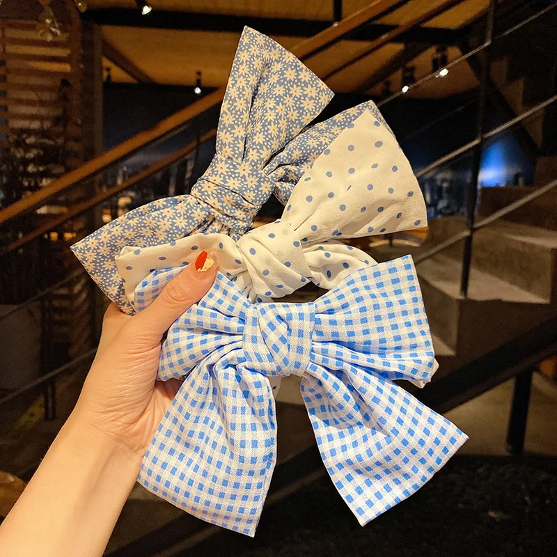 Big Bow Hair Clip Chiffon Floral Vintage Ponytail Clip Fashion Elegant Hairpin for Women Grils 1PCS Bowknot Barrettes Ornament 
Big Bow Hair Clip Chiffon Floral Vintage Ponytail Clip Fashion Elegant Hairpin for Women Grils 1PCS Bowknot Barrettes Ornament