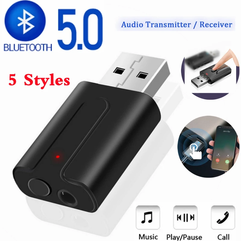 5 Styles New Bluetooth 5.0 Receiver Transmitter Combo Microphone USB Wireless Audio Adapter For TV PC Car AUX Speaker
5 Styles New Bluetooth 5.0 Receiver Transmitter Combo Microphone USB Wireless Audio Adapter For TV PC Car AUX Speaker