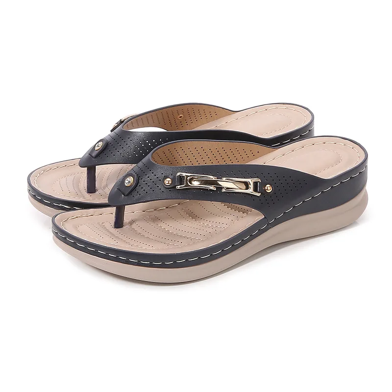 2021Summer Women Fashion Flip Flops Female Sandals Wedge Thick Bottom Plus Size Shoes Comfortable Women's Platform Sandals
2021Summer Women Fashion Flip Flops Female Sandals Wedge Thick Bottom Plus Size Shoes Comfortable Women's Platform Sandals