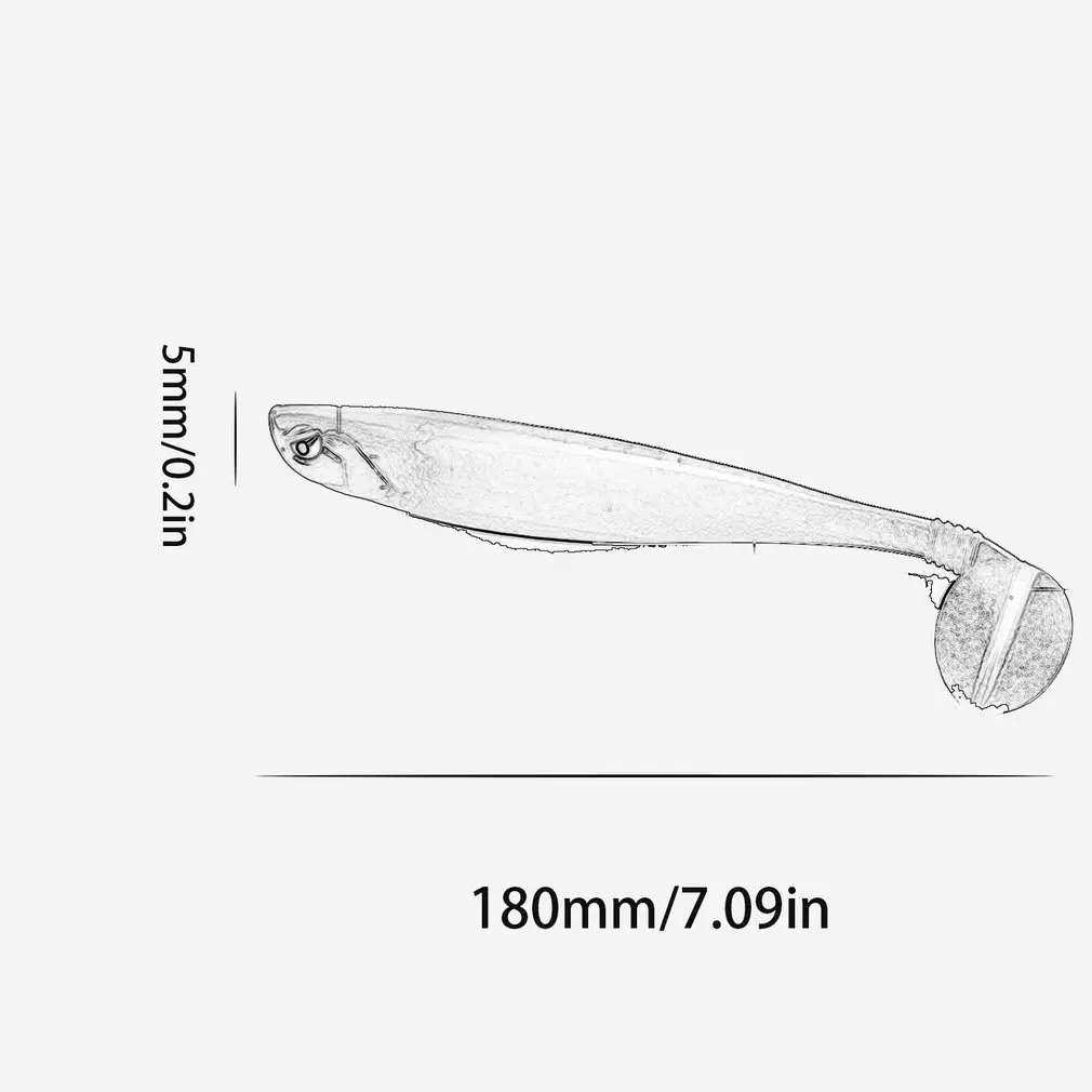 5pcs Artificial Soft Fishing Lures Baits T Tail 3D Eyes Groove Vivid Fish Baits Accessories peche
5pcs Artificial Soft Fishing Lures Baits T Tail 3D Eyes Groove Vivid Fish Baits Accessories peche