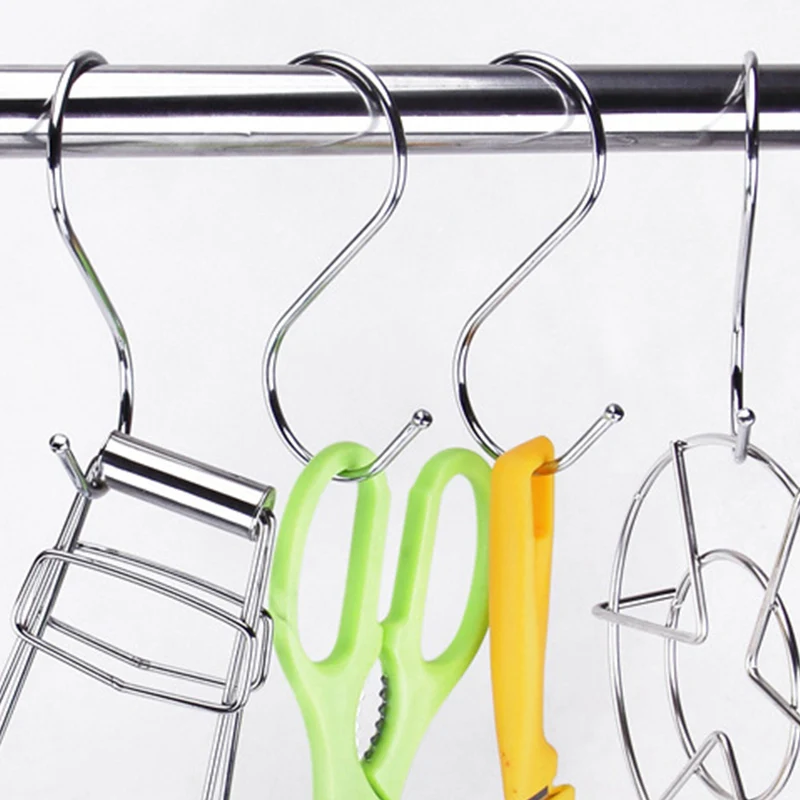 Hot 1pc S-shaped Stainless Steel Hook Metal Hook Small and Convenient Storge Organizer
Hot 1pc S-shaped Stainless Steel Hook Metal Hook Small and Convenient Storge Organizer