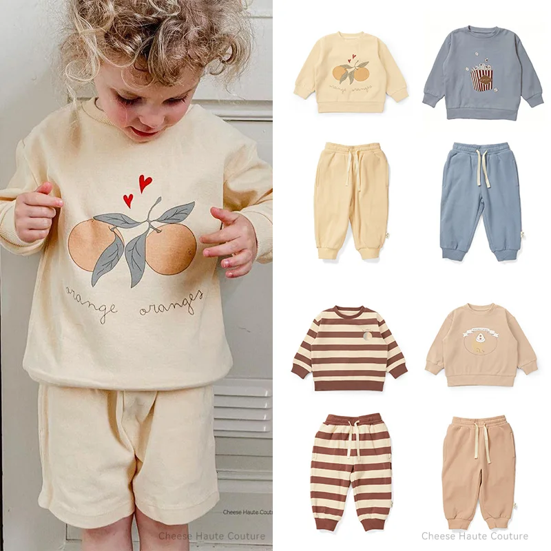 KS Children Clothes Sweatshirt and Sweatpants 2021AW Brand Designer Kawaii Clothes For Boy and Girl Kids Back to School Clothes
KS Children Clothes Sweatshirt and Sweatpants 2021AW Brand Designer Kawaii Clothes For Boy and Girl Kids Back to School Clothes