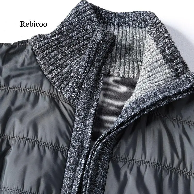 New Men's Thick Sweater Coat Male Autumn Winter Parkas Patchwork Sweatercoat Zipper Cardigans Sweater Man Jacket Outerwear
New Men's Thick Sweater Coat Male Autumn Winter Parkas Patchwork Sweatercoat Zipper Cardigans Sweater Man Jacket Outerwear