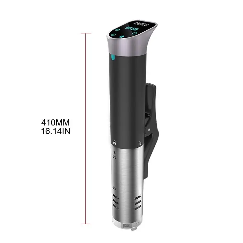 Sous Vide Cooker 1000W Precise WIFI Stainless Steel Thermal Immersion Circulator
Sous Vide Cooker 1000W Precise WIFI Stainless Steel Thermal Immersion Circulator