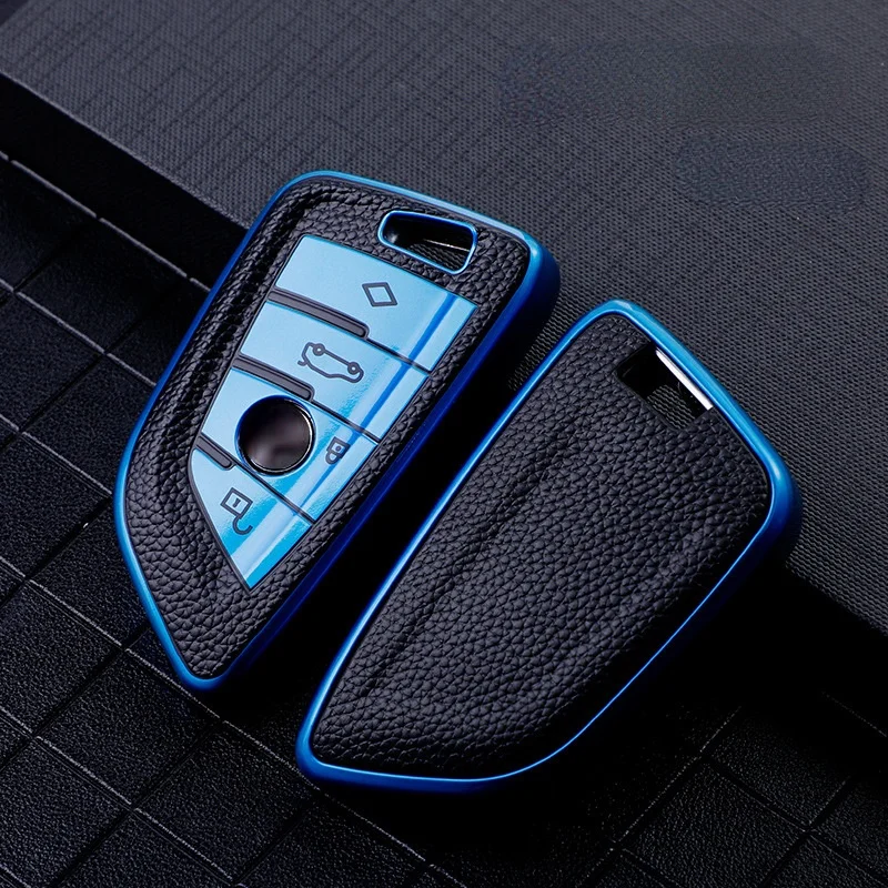 Leather TPU Car Key Remote Cover Case Shell for BMW X1 X3 X5 X6 Series 1 2 5 7 F15 F16 E53 E70 E39 F10 F30 G30 Remote
Leather TPU Car Key Remote Cover Case Shell for BMW X1 X3 X5 X6 Series 1 2 5 7 F15 F16 E53 E70 E39 F10 F30 G30 Remote