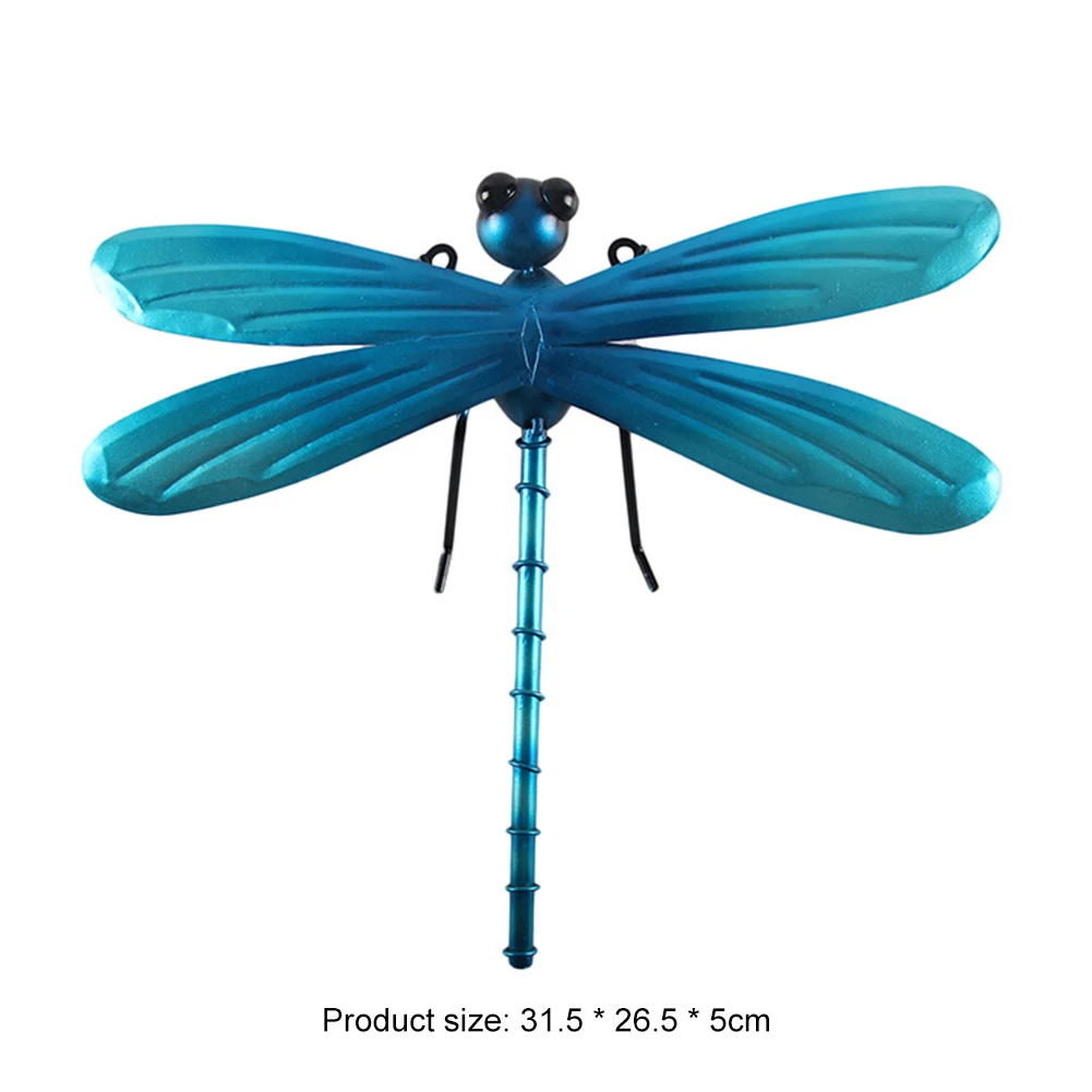 Wrought Iron Dragonfly Decor Wall Art Sculpture Hanging Decoration For Garden Patio Or Fence Add More Natural Atmosphere
Wrought Iron Dragonfly Decor Wall Art Sculpture Hanging Decoration For Garden Patio Or Fence Add More Natural Atmosphere