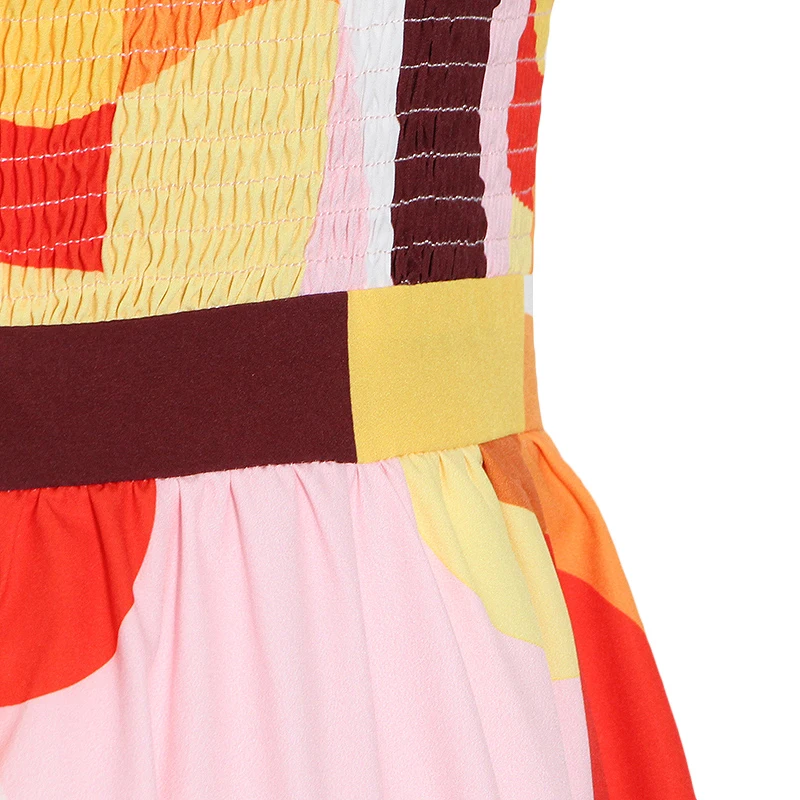 SISPELL Patchwork Bowknot Women's Dress Square Collar Sleeveless Backless Print Hit Color High Waist Slimming Dress Fashion New
SISPELL Patchwork Bowknot Women's Dress Square Collar Sleeveless Backless Print Hit Color High Waist Slimming Dress Fashion New