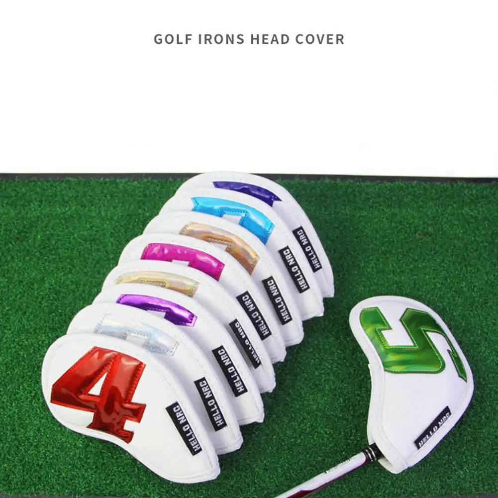 9 Pieces/Set Golf Portable PU Golf Club Iron Head Cover Color Big Number Pattern Waterproof Cover
9 Pieces/Set Golf Portable PU Golf Club Iron Head Cover Color Big Number Pattern Waterproof Cover