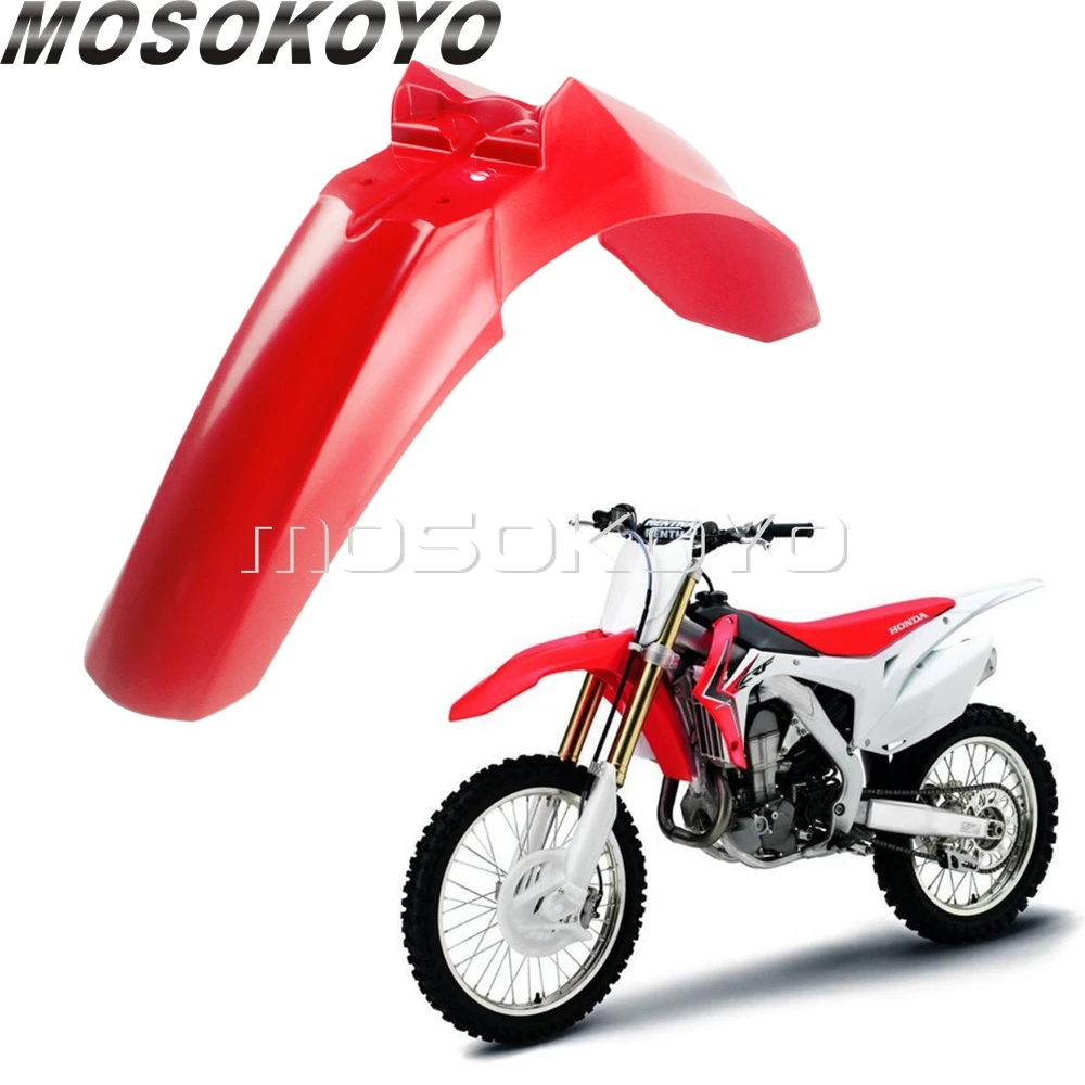 Красное переднее крыло для мотокросса брызговик грязи питбайка чехол Honda CRF450R CRF