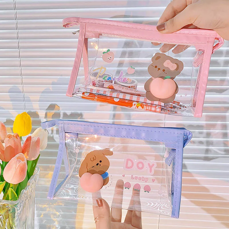 Cute Animal Stress Relief Transparent Waterproof PVC Cosmetic Bag Makeup Case Handbag Organizer Storage Pouch Toiletry Wash Bag
Cute Animal Stress Relief Transparent Waterproof PVC Cosmetic Bag Makeup Case Handbag Organizer Storage Pouch Toiletry Wash Bag