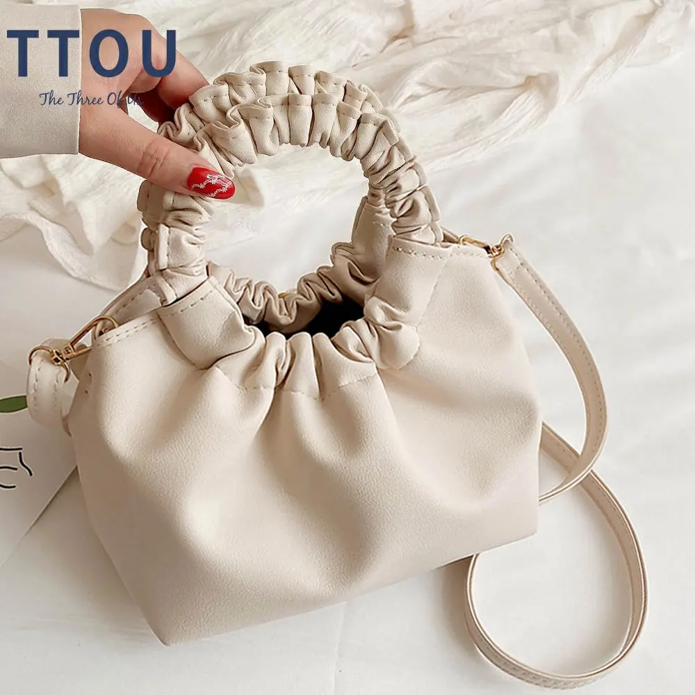 Fashion Soft Leather Handbag Pleated Design Clutches Women Dumpling Messenger Bags Lady Female Small Crossbody Bag Travel Tote
Fashion Soft Leather Handbag Pleated Design Clutches Women Dumpling Messenger Bags Lady Female Small Crossbody Bag Travel Tote