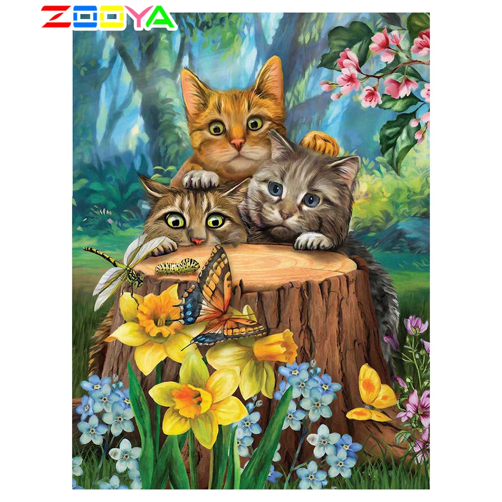 ZOOYA DIY 5D Diamond Painting Cat Full Drill New Arrival Diamond Embroidery Animal Mosaic Handmade Gift Flower Home Decor
ZOOYA DIY 5D Diamond Painting Cat Full Drill New Arrival Diamond Embroidery Animal Mosaic Handmade Gift Flower Home Decor