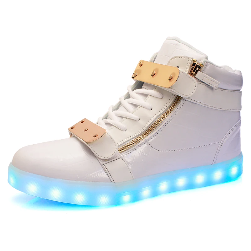 Fashion Bright Solid USB Led Light Up Kid Shoes Breathable Big Children Charging Luminous Sneakers For Girl And Boy 35-45
Fashion Bright Solid USB Led Light Up Kid Shoes Breathable Big Children Charging Luminous Sneakers For Girl And Boy 35-45
