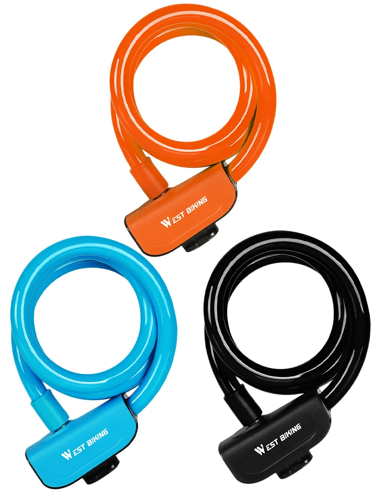 Bicycle Lock Cable PVC Coated Steel Self Coiling Cable Lock Anti-Theft Thick Cable 1.2m for Bicycle Outdoors with 2 Keys
Bicycle Lock Cable PVC Coated Steel Self Coiling Cable Lock Anti-Theft Thick Cable 1.2m for Bicycle Outdoors with 2 Keys