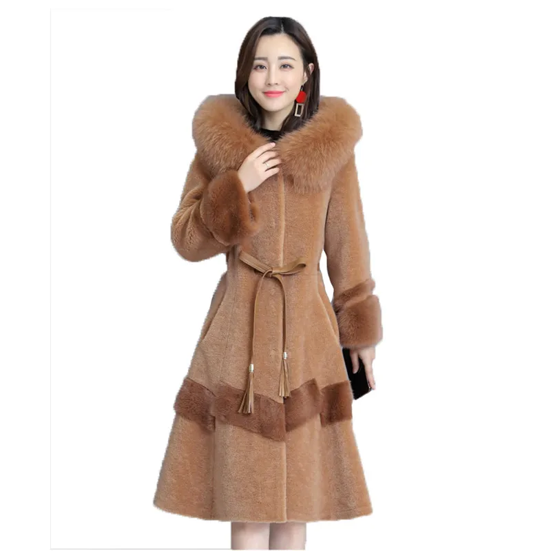 Женское пальто из искусственного меха с капюшоном, Свободный Топ размера плюс 19, Осень-зима, длинный рукав, черное, винно-красное модное паль...
Женское пальто из искусственного меха с капюшоном, Свободный Топ размера плюс 19, Осень-зима, длинный рукав, черное, винно-красное модное паль...