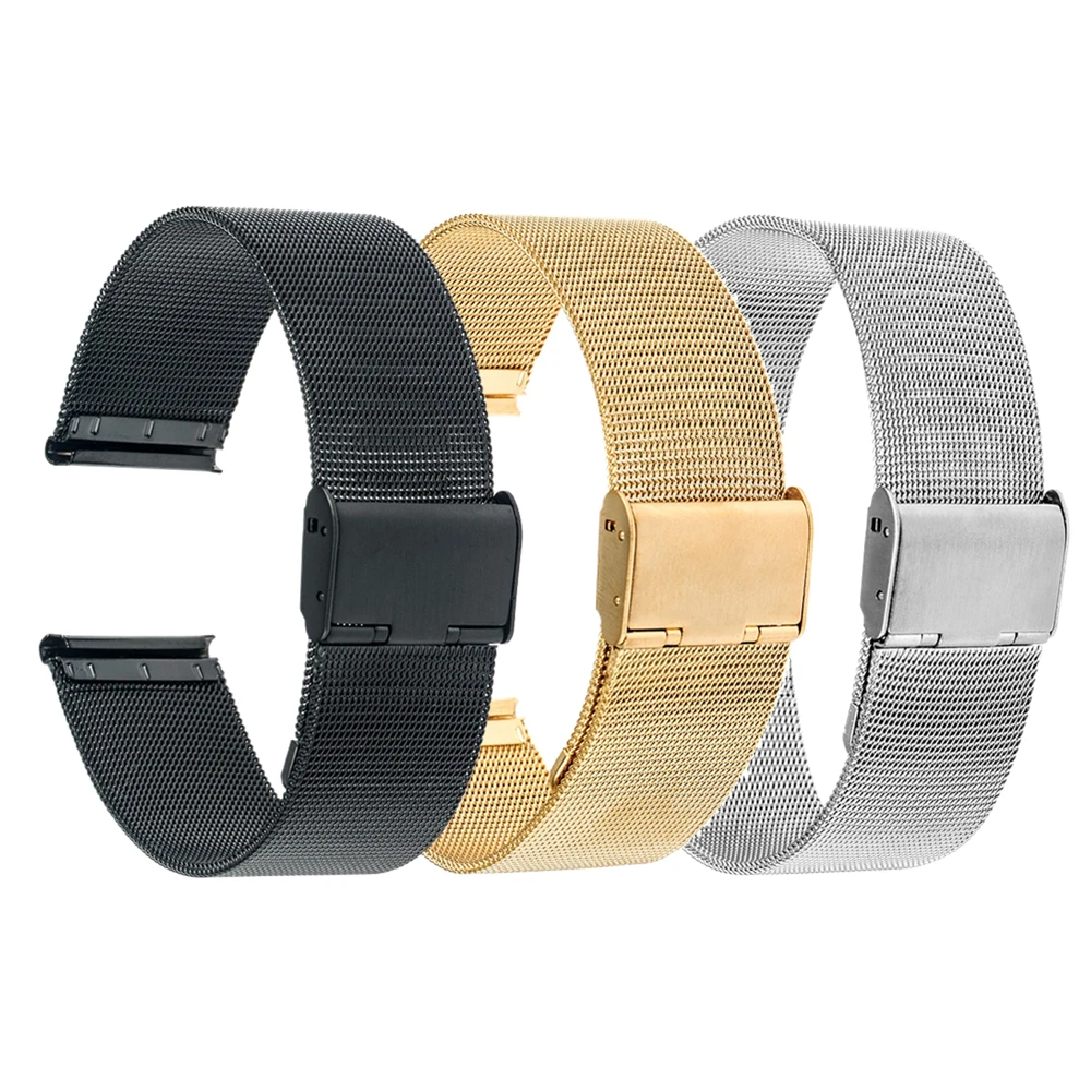 18/20/22/23mm Stainless Steel Watch Band For Garmin 245 Strap For Huawei Watch GT Wrist Straps Metal Bracelet For Amazfit Bip
18/20/22/23mm Stainless Steel Watch Band For Garmin 245 Strap For Huawei Watch GT Wrist Straps Metal Bracelet For Amazfit Bip